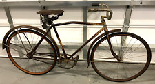 VIDEO ANTIQUE COLUMBIA BICYCLE CO. POPE BICYCLE CO. MENS WOOD RIM BIKE TOC picture