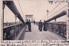 UDB Promenade, Brooklyn Bridge, NY Vintage Postcard picture