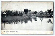 1907 Lake Calvert Exterior Building River Edgemont South Dakota Vintage Postcard picture