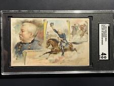 1894 American Heroes￼ - SHERIDAN, ￼SGC 4 Donaldson - Clark’s Thread Trade Card picture