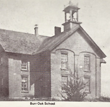 VTG Burr Oak School House Mary & Laura Ingalls IA Iowa Postcard 5.5