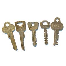 5 Vintage Key Lot P & F Corbin, Master Lock, Eaton Yale & Towne Lyon, Ford picture