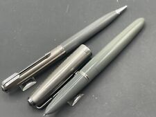 Parker 51 Fountain Pen & Pencil Set Gray & Steel - For Parts picture
