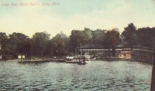 Lake View Hotel - Devil's Lake, Michigan 1910 Postcard picture