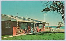Postcard Dimmicks Colonial Cottages East Tawas Michigan Motel 1964 picture