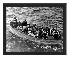 RMS TITANIC LIFEBOAT SURVIVORS TRAGEDY PHOTO TAKE FROM SS CARPATHIA 8X10 PHOTO picture