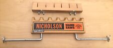 VINTAGE NICHOLSON HAND SAWS STORE SAW DISPLAY WALD SOUND SUN VALLEY CALIF. USA picture