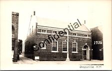 Real Photo 1936 US Post Office Building At Granville NY New York RPPC M351 picture