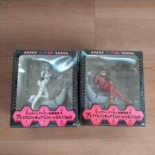 Shin Movie Evangelion GIRL WITH CHAIR Figure Lot of 2 Anime Doll Japan 13477 picture