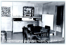 c1950s Kitchen & Dinner Room Tip Top Cove Miltona MN RPPC Photo Postcard picture