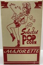 Vintage Popcorn Box Majorette Parade Drum Major Original 1950's Unused EMPTY picture