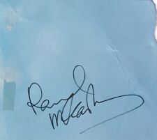 Paul McCartney authentic autograph on cardboard picture