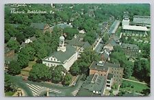 Postcard Church Street The Moravian Settlement Pennsylvania 1986 picture