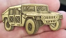 vtg Camp Humphreys Korea 557th MP Challenge Coin Military Police Hummer Humvee picture