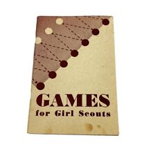 1949 Games for Girl Scouts Book Girl Scouts of America Vintage 1940s Leader Gift picture