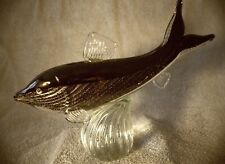 Murano Art Glass Figural Fish Figurine Sculpture 10.25 X 7.75 picture