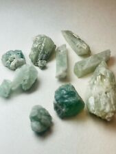 EXCEPTIONAL+++ GREEN HERDERITE GEM CRYSTALS LOT - SYNERGY 12 - 10.27g picture