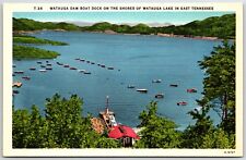 1940s Watauga Dam Boat Dock on the Shores of Watauga Lake Watauga TN Carter Co picture