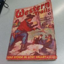 Western Trails Jan 1941 ace novelties pulp magazine george rozen cover lee bond picture