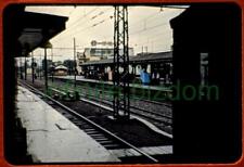 Tachi (?) Railway Station, Japan 1953 - Original 35mm Kodachrome Slide picture