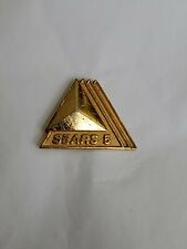 Sears 5 Year Employee Service Award Tie Tack Pin Gold Color Metal Triangle picture