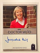 Doctor Who Series 5-7 JACQUELINE KING as Sylvia Noble Auto/Autograph Bordered picture
