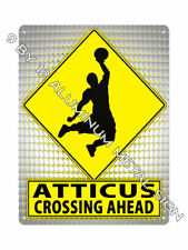 ATTICUS find your name METAL SIGN NBA Basketball SPORTS mancave decor gift 833 picture
