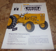 60's international 2606 tractor brochure in nice shape used picture