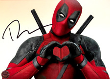 Ryan Reynolds (DEADPOOL)  Hand-Signed 7x5 in. Photo | Autograph: Original w/COA picture