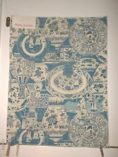 Clarence House Fabric Sample Ming Vase Bleu picture