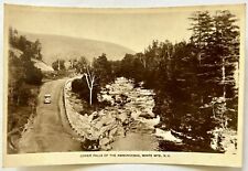 Lower Falls Of The Ammonoosuc. White Mts NH Real Photo Postcard. RPPC. picture