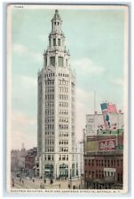 c1910's Electric Building Main And Genesee Streets Buffalo NY Phostint Postcard picture