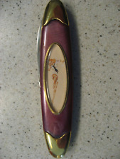 Franklin Mint Hearst Varga Girl April 1945 Collectible Collector's Knife picture