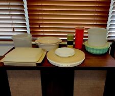 10 Piece Lot Of  Vintage Tupperware With Lids picture