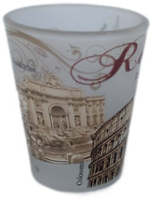 New Shot Glass Italy Tequila Rome Colosseum/Fontana di Trevi St.Peter's Basilica picture