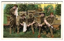 Antique After The Hike, Camp Wadsworth 1917-1919, Spartanburg, SC Postcard picture