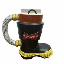 Anheuser Busch 1997 The Fire Fighters Series Budweiser FireFighter's Boot Stein picture