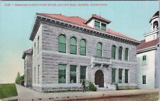 1910 ERA - THURSTON COUNTY COURT HOUSE AND CITY HALL, OLYMPIA, WASHINGTON picture