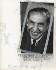 1970 Press Photo Opera conductor Herbert Weskopf smiles in his suit & tie, OR picture