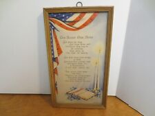 1942 HALLMARK MOTTO - GOD BLESS OUR BOYS - Wartime picture