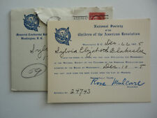 1925 Membership Card National Society of the Children of the American Revolution picture