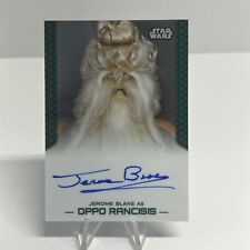 STAR WARS CHROME PERSPECTIVES  AUTO /AUTOGRAPH JEROME BLAKE AS OPPO RANCISIS picture