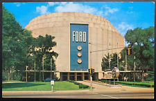 Postcard Dearborn MI - Ford Rotunda Visitor Center Tour Automobile Industry picture