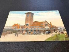 Postcard 1915 D.L. & W.R.R. Station BINGHAMTON NY railroad pmd Vestal NY picture