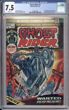 Ghost Rider #1 - CGC 7.5 - 1973 1st Son of Satan. White pages.  picture
