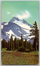 Oregon OR - Mt. Jefferson, Second Highest Peak In Oregon - Vintage Postcard picture