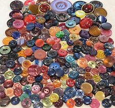 Vintage Moonglow Lucite Jewel Colors 190 Buttons Lot picture