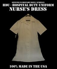PLAIN FRONT WOMEN'S 20R DRESS HOSPITAL WHITE DUTY NURSE NURSE'S ORDERLY MEDICAL picture