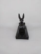UNIQUE ANCIENT EGYPTIAN ANTIQUE Anubis Jackal Statue Stone Made in Egypt picture