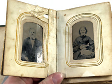 Antique CDV Tintype Photo Album (35+) Aldrich Family iowa  picture